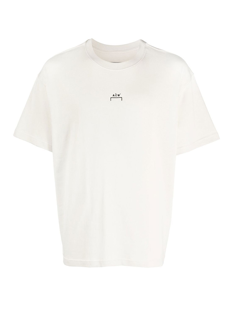 WHITE ESSENTIAL T-SHIRT  ACW 화이트 에센셜 티셔츠 - 아데쿠베