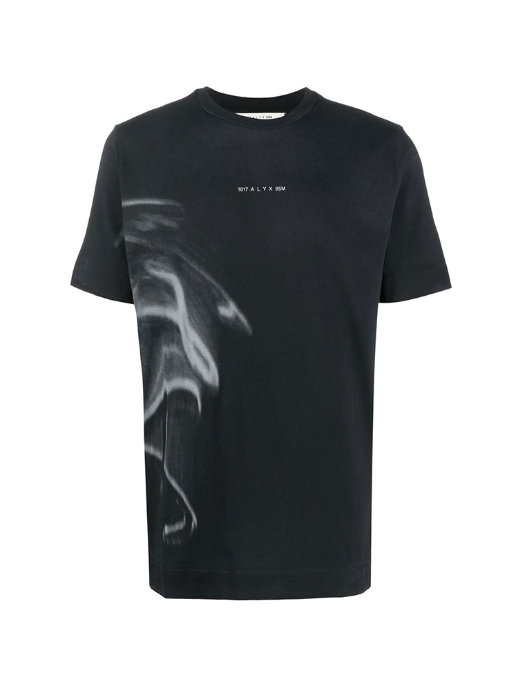 BLACK GRAPHIC S/S T-SHIRT  알릭스 블랙 그래픽 S/S 티셔츠 - 아데쿠베